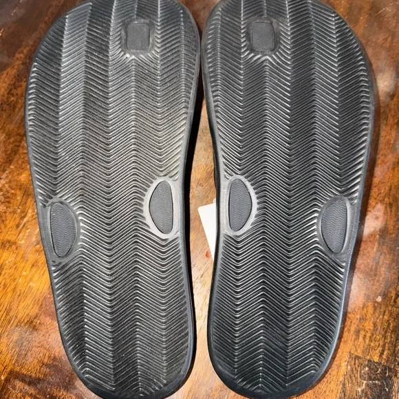 Black Flip Flops with Logo Nike size 7 - Picture 4 of 4
